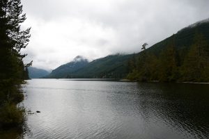 Woss Lake Campground on vancouver island