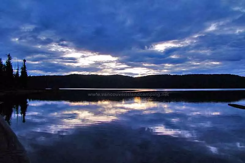 photo of a cloudy day at Brewster Lake Recreation Site