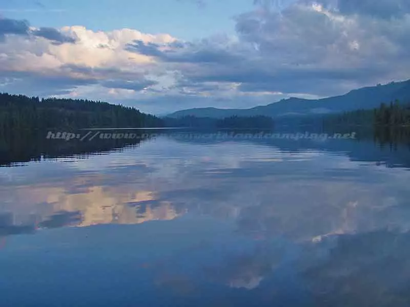 photo of inclement weather over Paterson Lake Campground