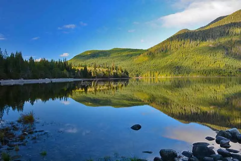 photo of an early morning from Bonanza Lake Campground