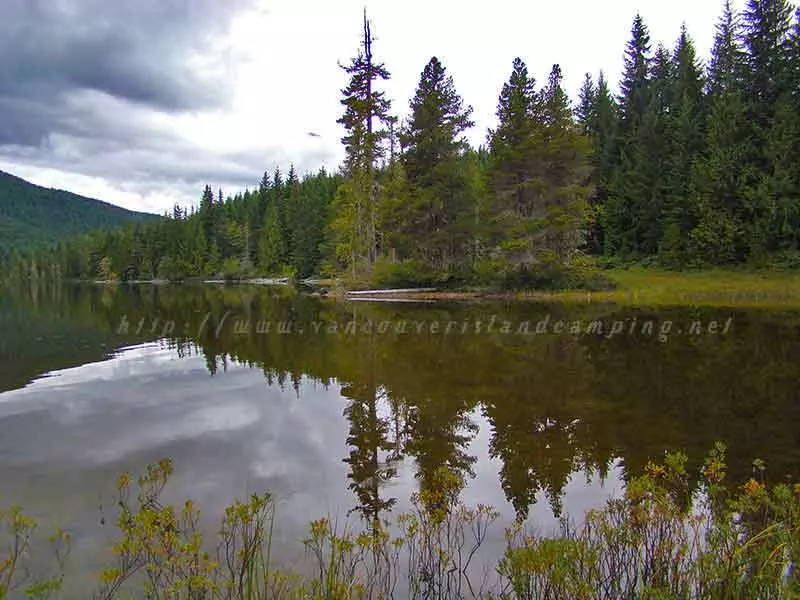 photo of Klaklakama Lake on Vancouver Island