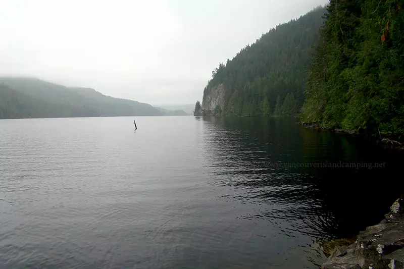 photo of mccreight lake near campbell river vancouver island