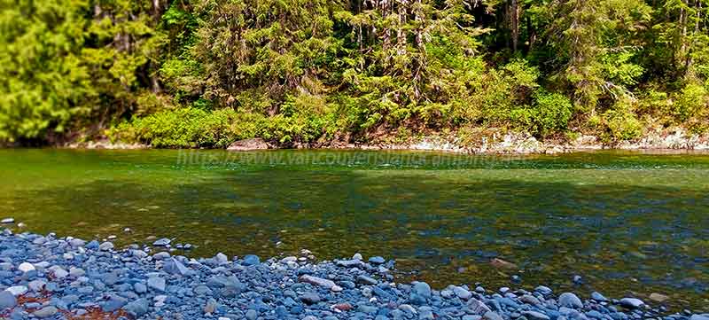 Another photo of the fishing pool on Eve River